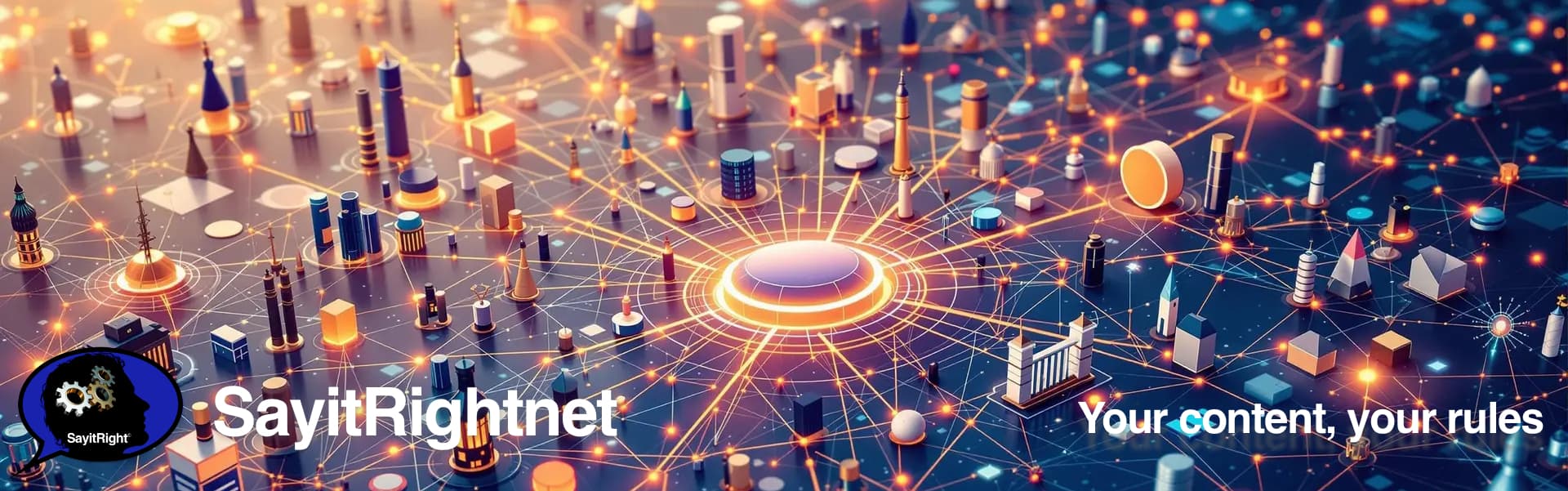 SayitRightnet — Your content, your rules. Connected communities and networks.